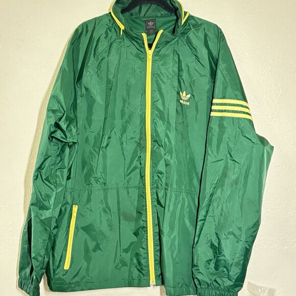 adidas Other - ADIDAS ORIGINALS ADS-200J MENS XL VINTAGE Y2K WINDBREAKER JACKET HOODED